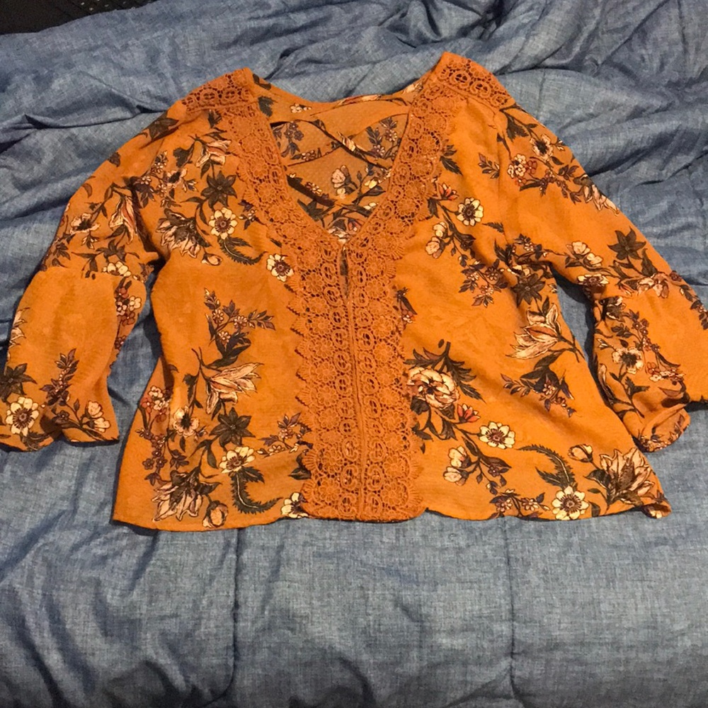 Floral Racerback Top - Picture 2 of 2